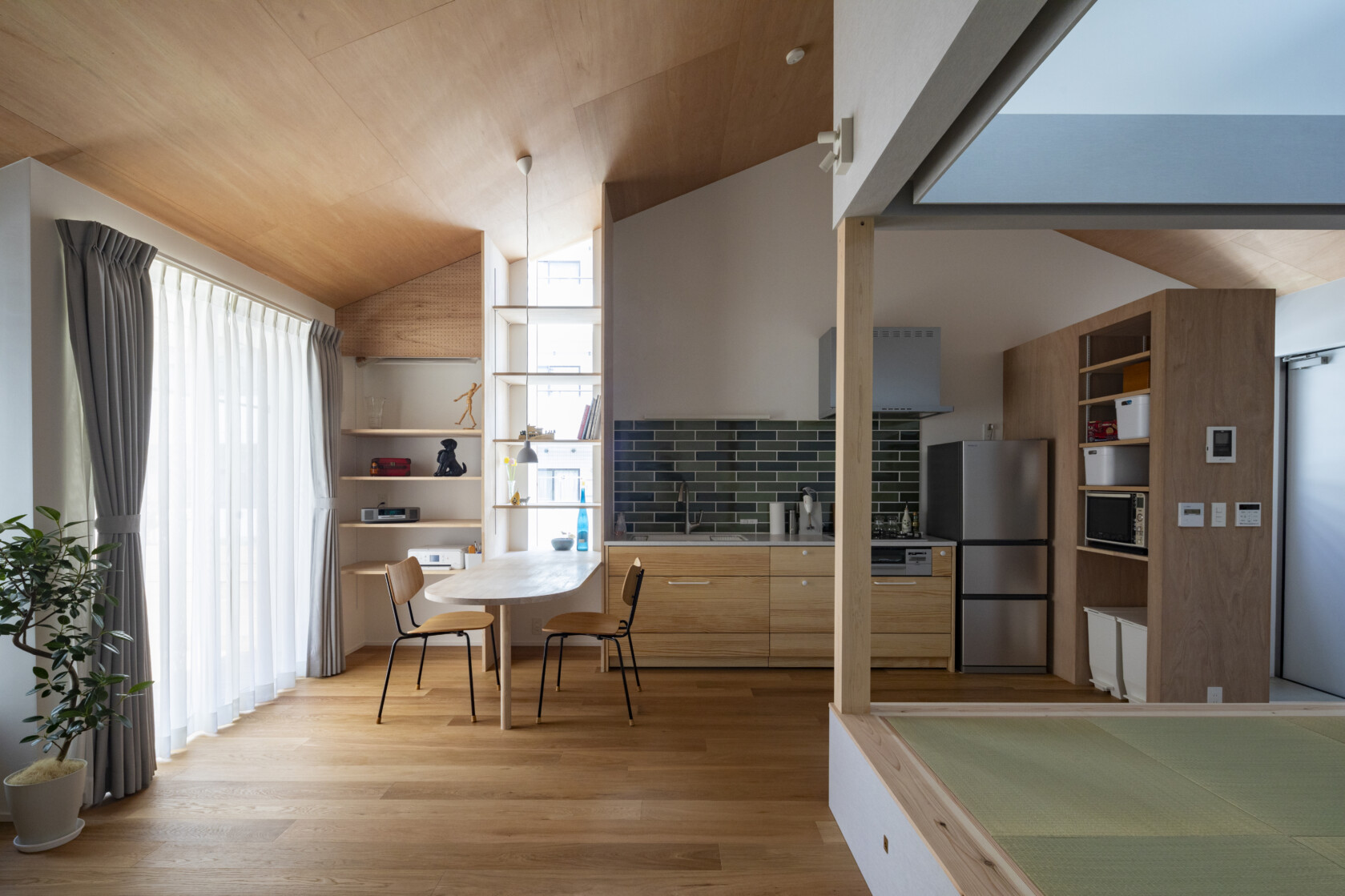 光井戸のある家